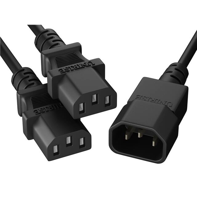 PWCD-C13X2C14-13A-06F-BLK Unirise USA  Assemblaggi di cavi