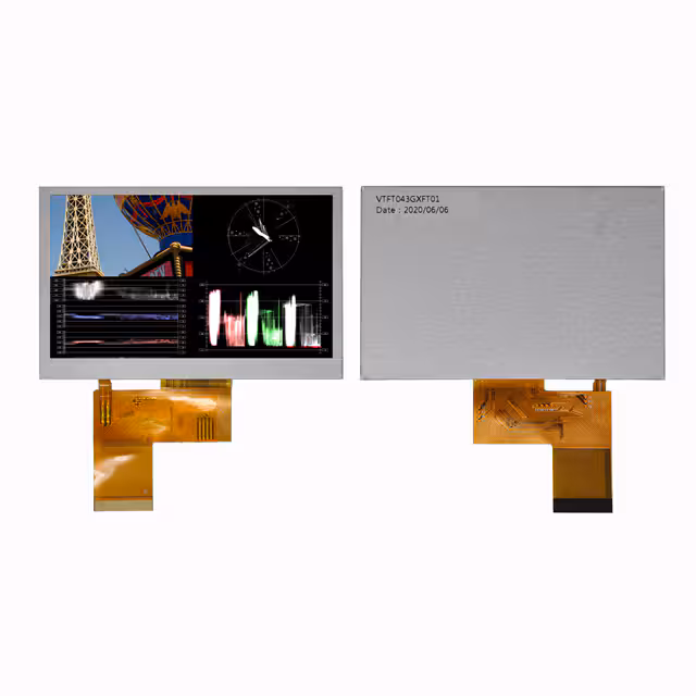 VTFT043GXFT01 Varitronix  Modules d'affichage - LCD OLED Graphic