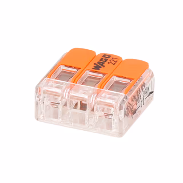 221-413/VE00-2500 WAGO Corporation  Conectores de empalme de cables