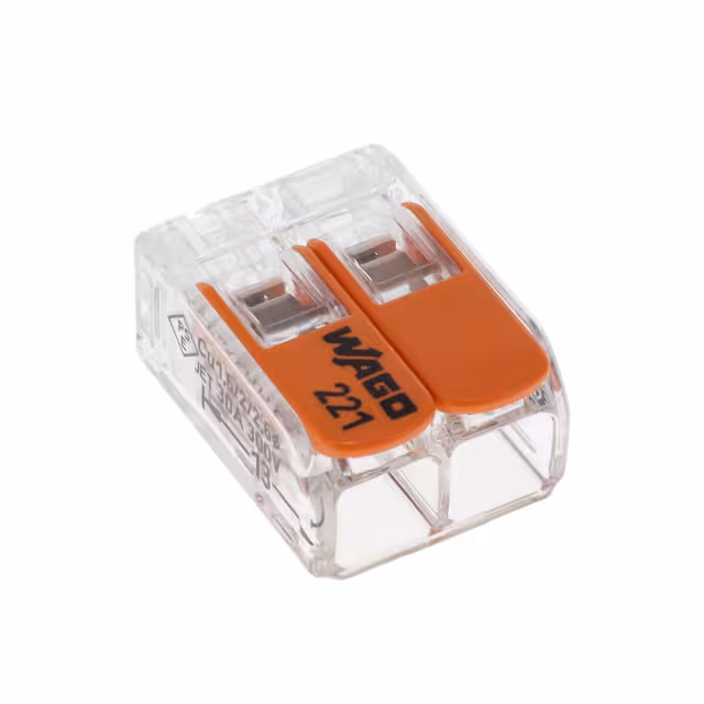 221-612/VE00-1000 WAGO Corporation  Conectores de empalme de cables