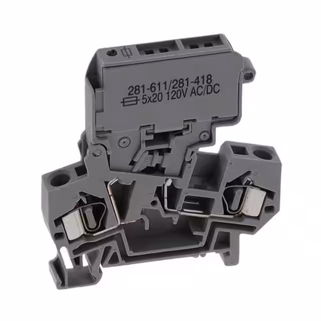 281-611/281-418 WAGO Corporation  Din Rail Channel