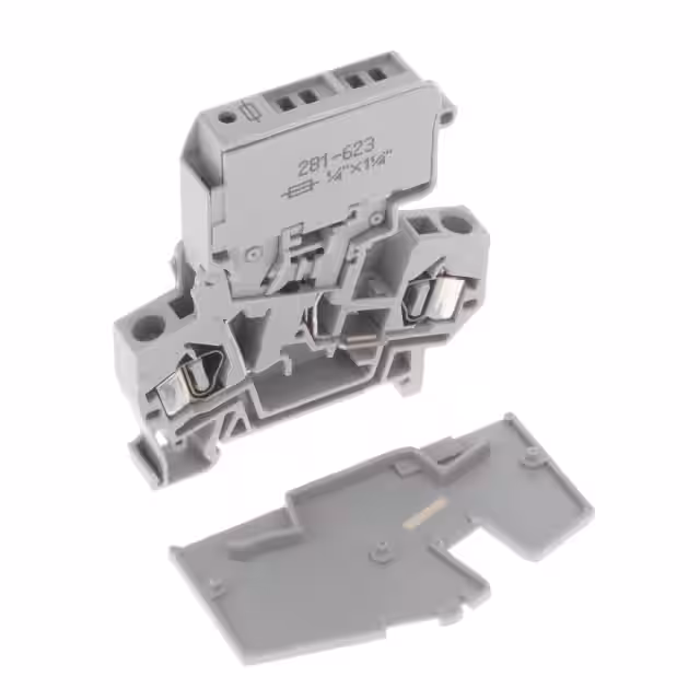 281-623 WAGO Corporation  Canal sur rail DIN