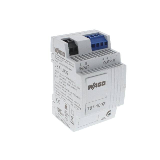 787-1002 WAGO Corporation  Fuentes de alimentación industriales para riel DIN