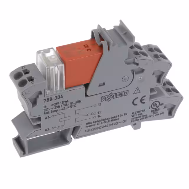 788-304 WAGO Corporation  Power Relays Over 2 Amps