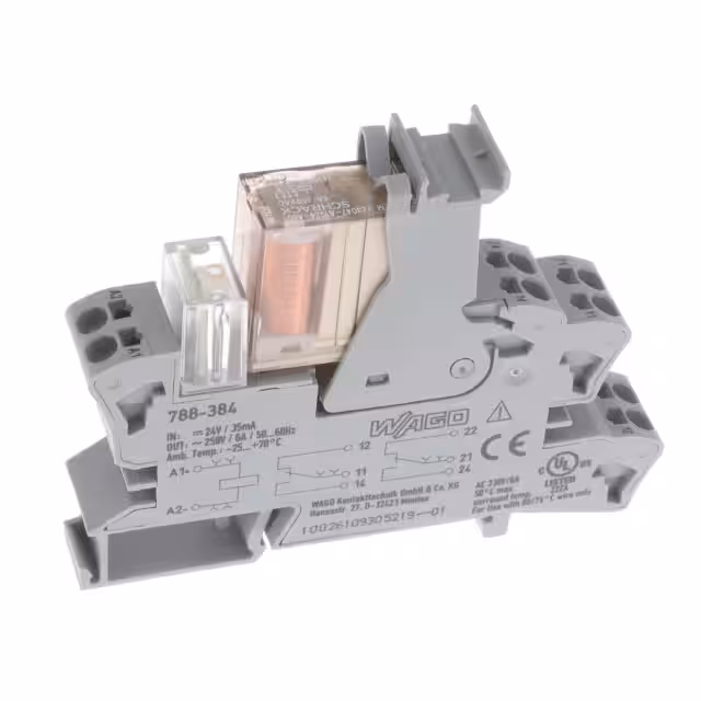 788-384 WAGO Corporation  Power Relays Over 2 Amps