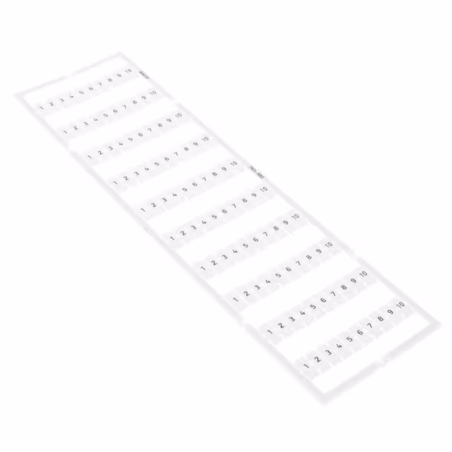 793-502 WAGO Corporation  Bandes de marquage pour borniers
