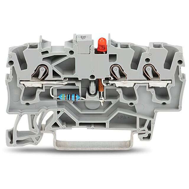 2002-1321/1000-434 WAGO Corporation  Canal sur rail DIN