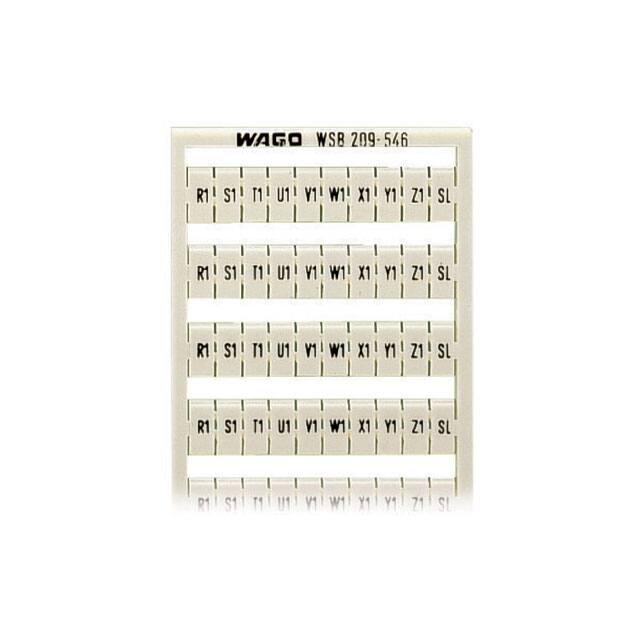 209-546 WAGO Corporation  Terminal Block Marker Strips