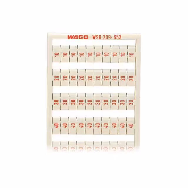 209-653 WAGO Corporation  Terminal Block Marker Strips