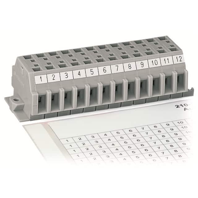 210-333/600-103 WAGO Corporation  Strisce di marcatura per morsettiere
