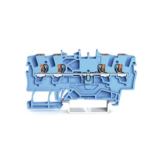 2201-1404 WAGO Corporation  Canal sur rail DIN