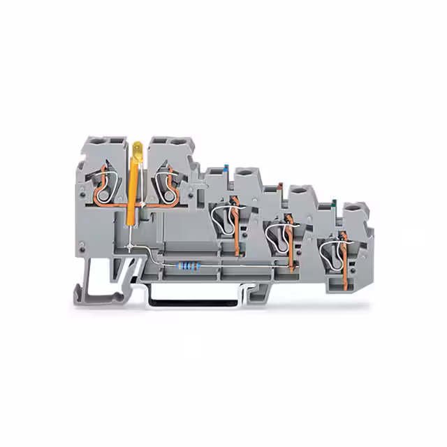 270-570/281-507 WAGO Corporation  Canal sur rail DIN