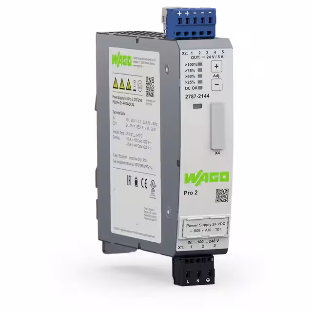 2787-2144 WAGO Corporation  Industrial DIN Rail Power Supplies