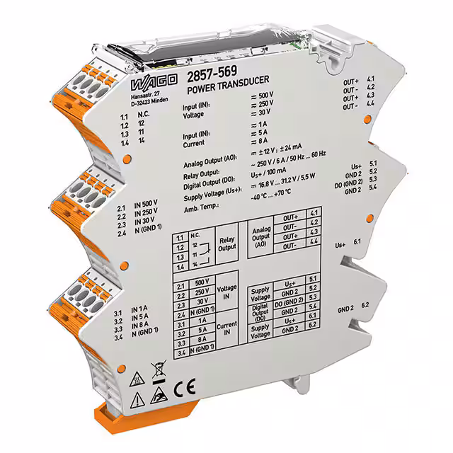 2857-569 WAGO Corporation Conditionneurs et isolateurs de signaux