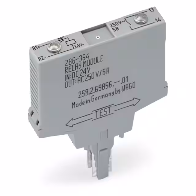 286-364/004-000 WAGO Corporation  Power Relays Over 2 Amps