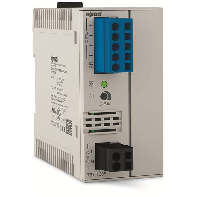 787-1606 WAGO Corporation  Industrial DIN Rail Power Supplies
