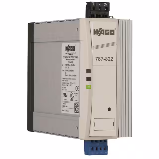 787-822 WAGO Corporation  Industrial DIN Rail Power Supplies