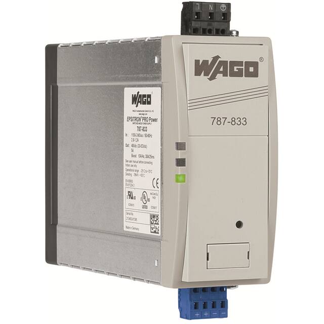 787-833 WAGO Corporation  Industrial DIN Rail Power Supplies