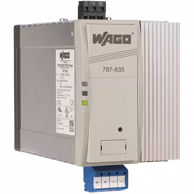 787-835 WAGO Corporation  Industrial DIN Rail Power Supplies