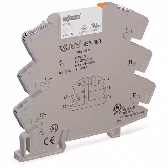 857-368 WAGO Corporation  Power Relays Over 2 Amps