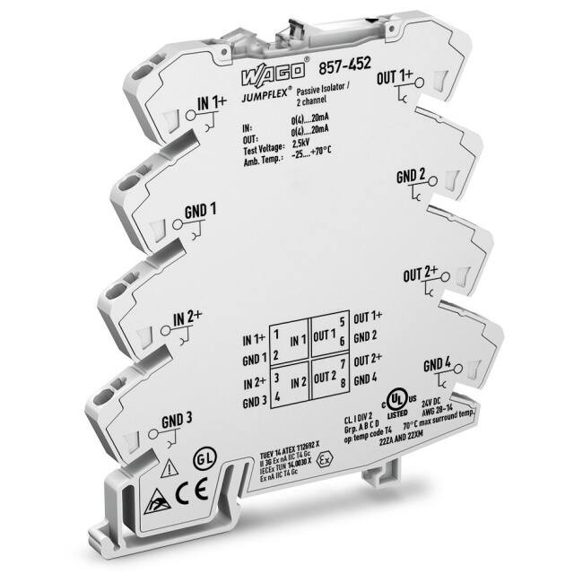 857-452 WAGO Corporation  Signal Conditioners and Isolators