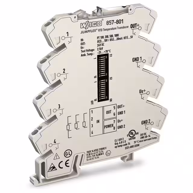 857-801 WAGO Corporation  Signal Conditioners and Isolators