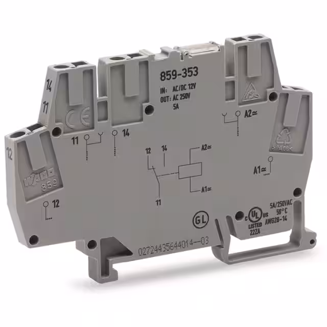 859-355 WAGO Corporation  Power Relays Over 2 Amps