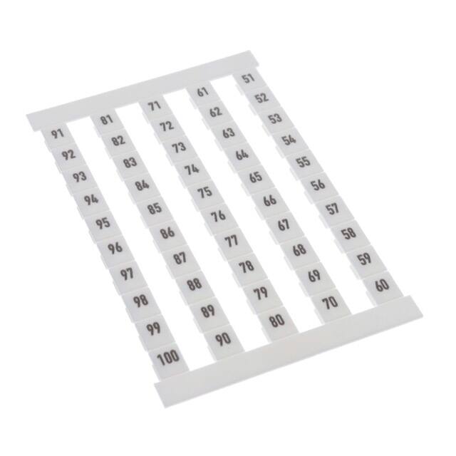 468260051 Weidmüller  Strisce di marcatura per morsettiere