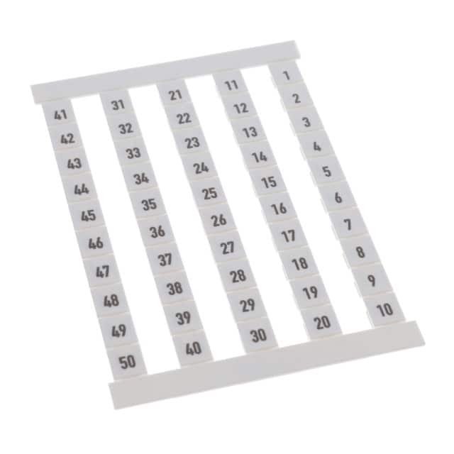 468760001 Weidmüller  Terminal Block Marker Strips