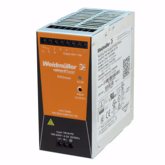 1478130000 Weidm眉ller  Industrial DIN Rail Power Supplies