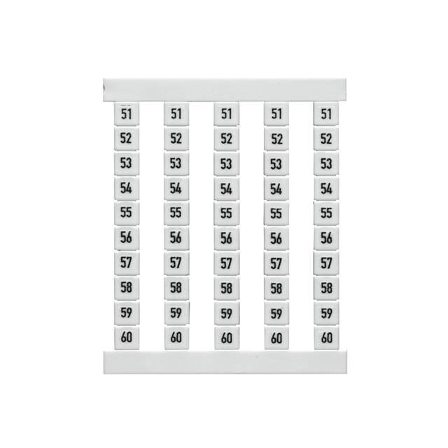 460660051 Weidmüller  Strisce di marcatura per morsettiere