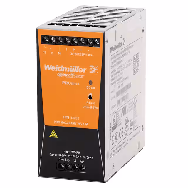1478180000 Weidm眉ller  Fuentes de alimentación industriales para riel DIN
