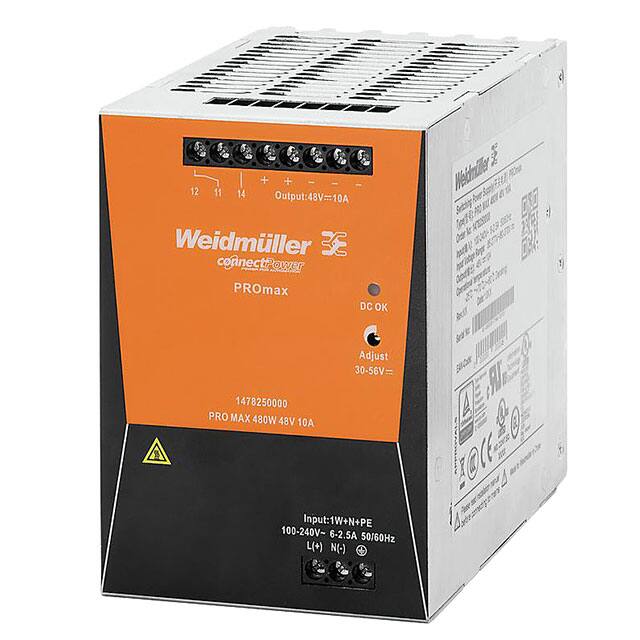 1478190000 Weidm眉ller  Fuentes de alimentación industriales para riel DIN