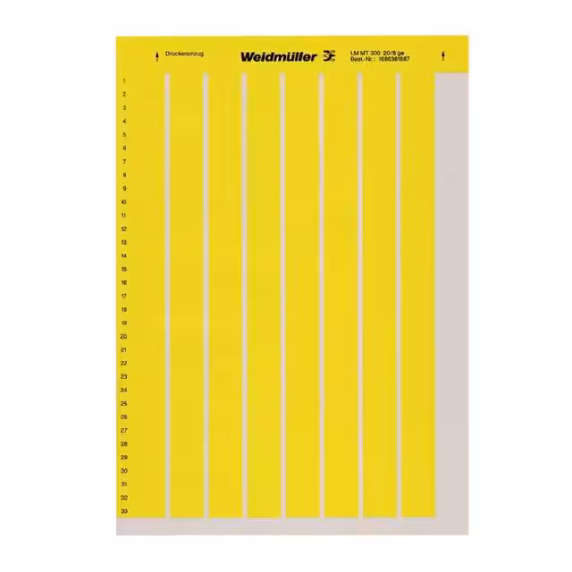 1686381687 Weidmüller  Terminal Block Marker Strips