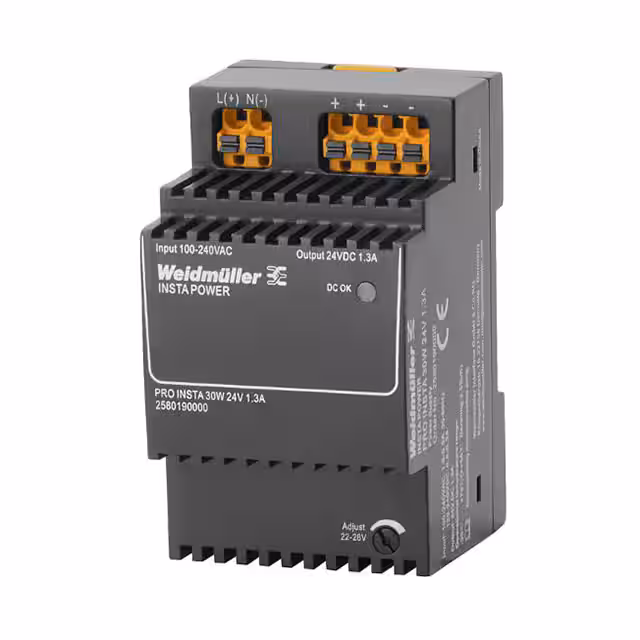 2580190000 Weidm眉ller  Industrial DIN Rail Power Supplies