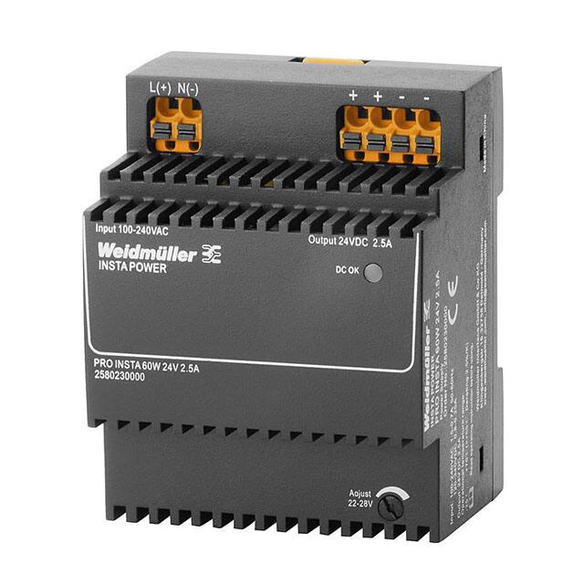2580230000 Weidm眉ller  Fuentes de alimentación industriales para riel DIN