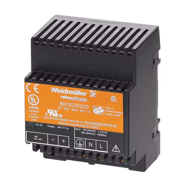 8879230000 Weidm眉ller  Industrial DIN Rail Power Supplies