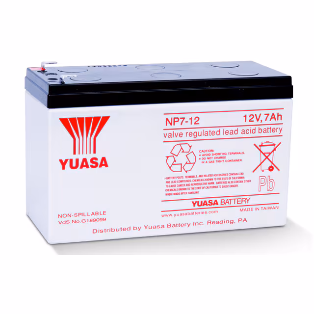 NP7-12/250 Yuasa Battery  Piles rechargeables (secondaires)