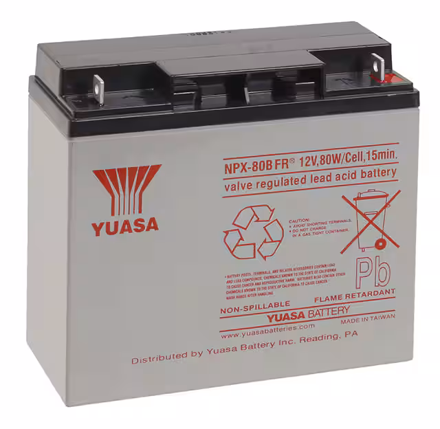 NPX-80BFR Yuasa Battery  Piles rechargeables (secondaires)