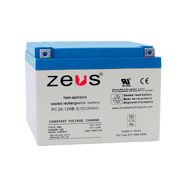 PC26-12NB ZEUS Battery Products  Piles rechargeables (secondaires)