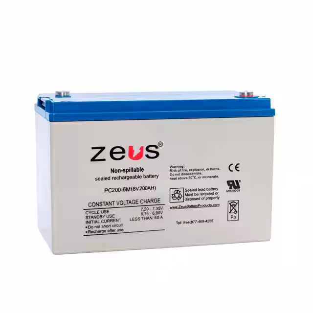 PC200-6M ZEUS Battery Products  Piles rechargeables (secondaires)