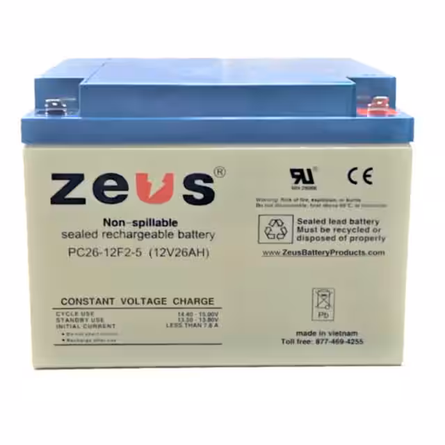 PC26-12F2 ZEUS Battery Products  Piles rechargeables (secondaires)