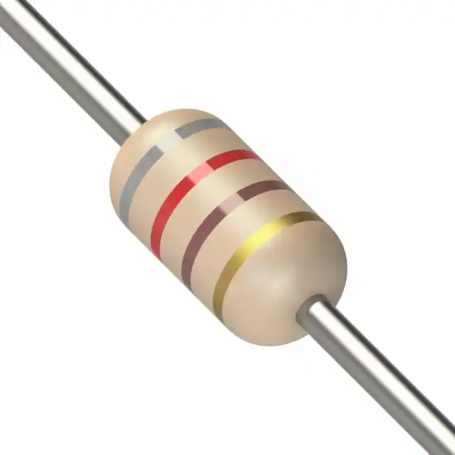 CFS1/4CT52R821J KOA Speer Electronics, Inc.  Resistencias de orificio pasante