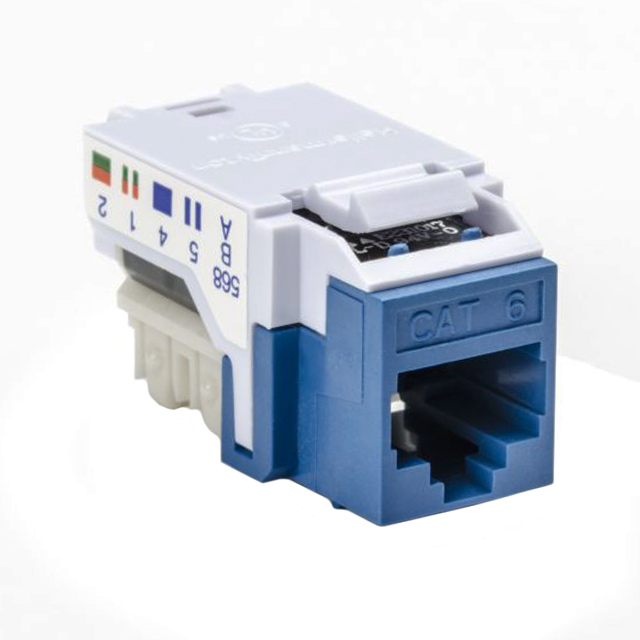 RJ45FC6-BLU HellermannTyton  Inserciones Keystone
