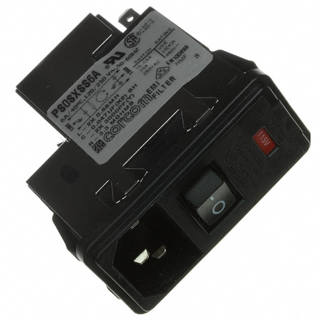 PS0SXSS6A TE Connectivity Corcom Filters  Power Entry Modules (PEM)