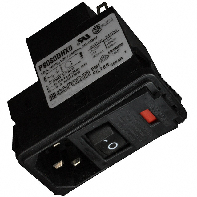 PS0S0DHX0 TE Connectivity Corcom Filters  Moduli di ingresso alimentazione (PEM)