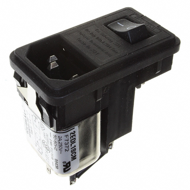 2EDL1SCM TE Connectivity Corcom Filters  Moduli di ingresso alimentazione (PEM)