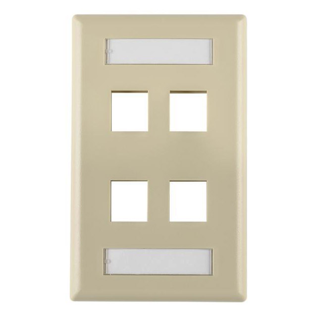 FPIQUAD-I HellermannTyton  Cornici per placche Keystone