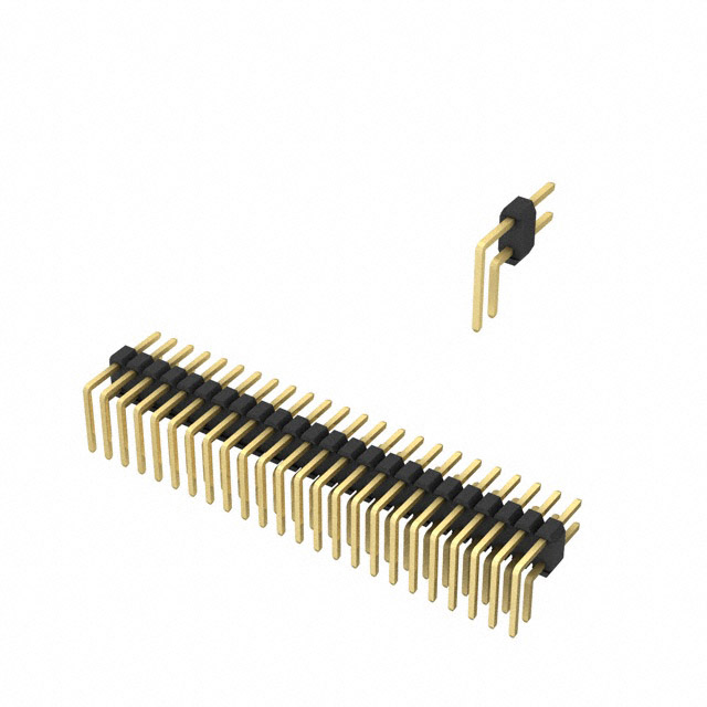 27644802RP2 NorComp Inc.  Headers Male Pins