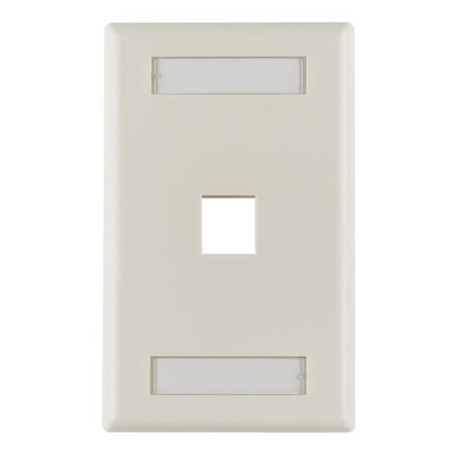 FPISINGLE-FW HellermannTyton  Cornici per placche Keystone